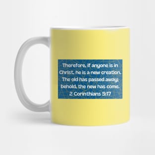 Bible Verse 2 Corinthians 5:17 Mug